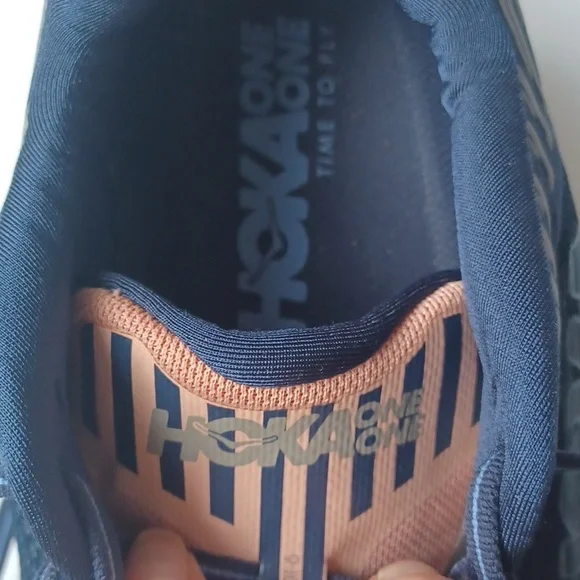 Hoka One One Women's Bondi 6 10D Wide Running Shoes 1019272 MIDP Navy - Picture 10 of 16